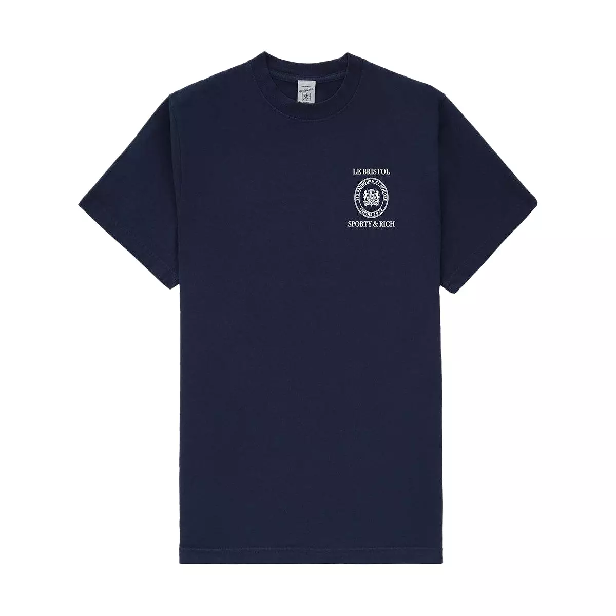 + Le Bristol Paris Crest Seal Tee 'Navy White'