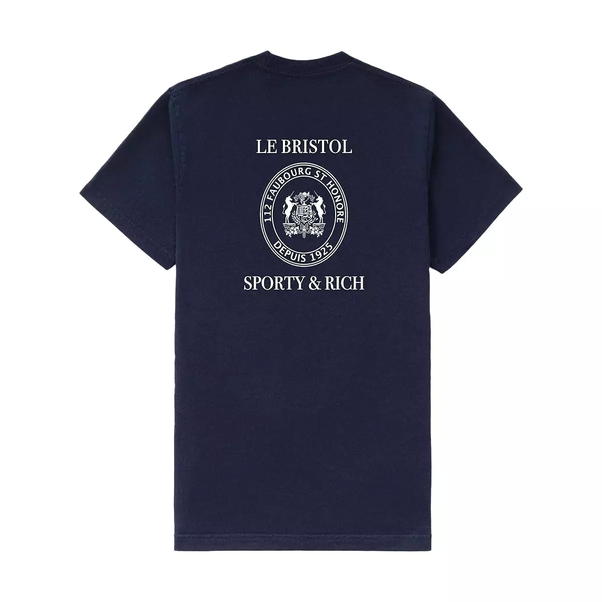 + Le Bristol Paris Crest Seal Tee 'Navy White'