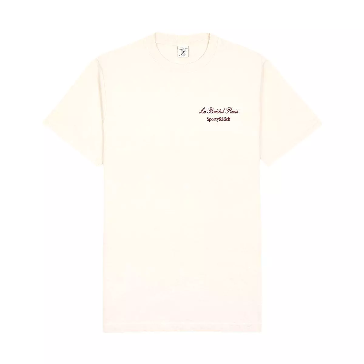 + Le Bristol Paris Faubourg Tee 'Cream Merlot'