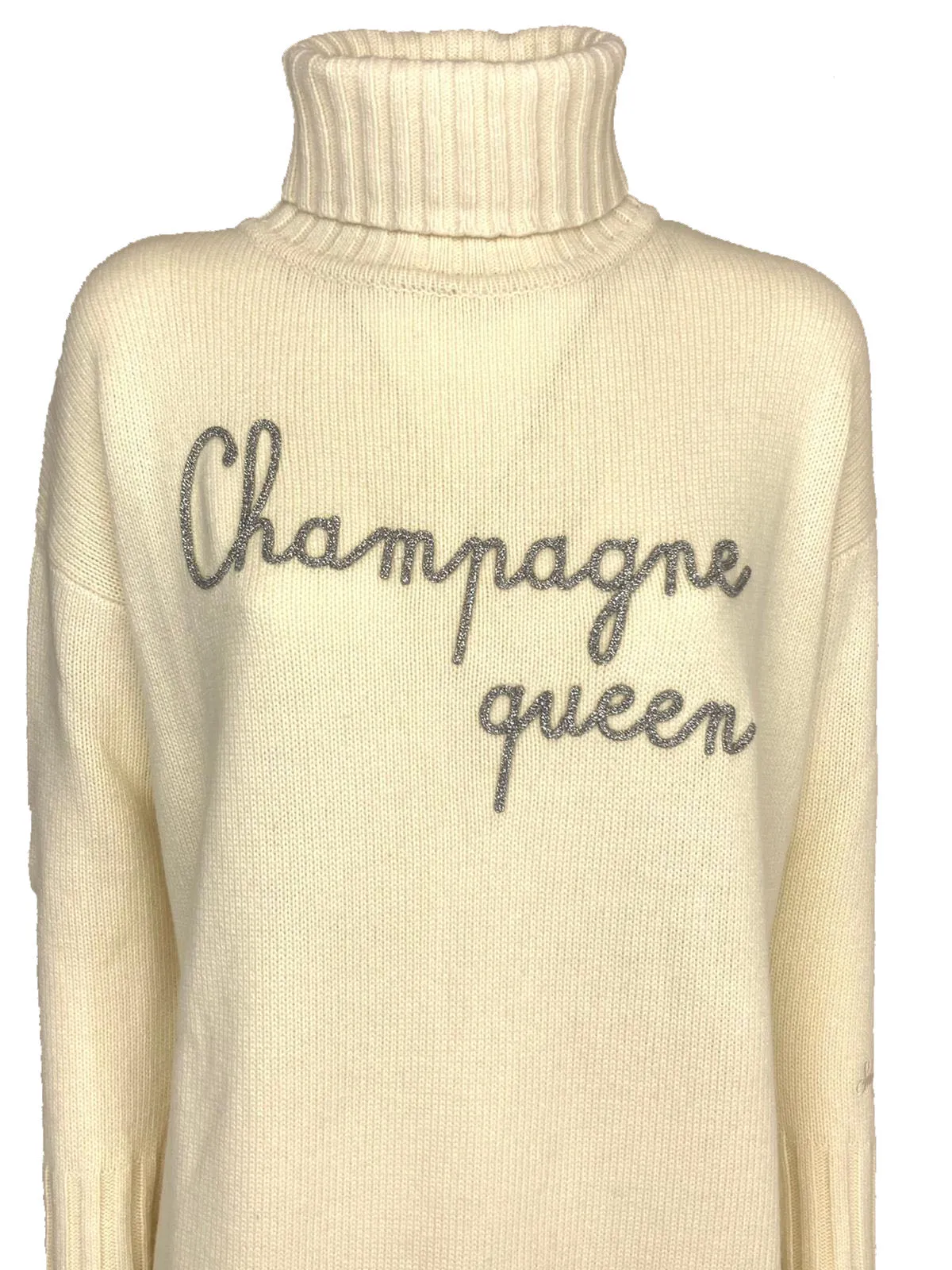 ABITO DONNA LUNGO BIANCO CHAMPAGNE QUEEN