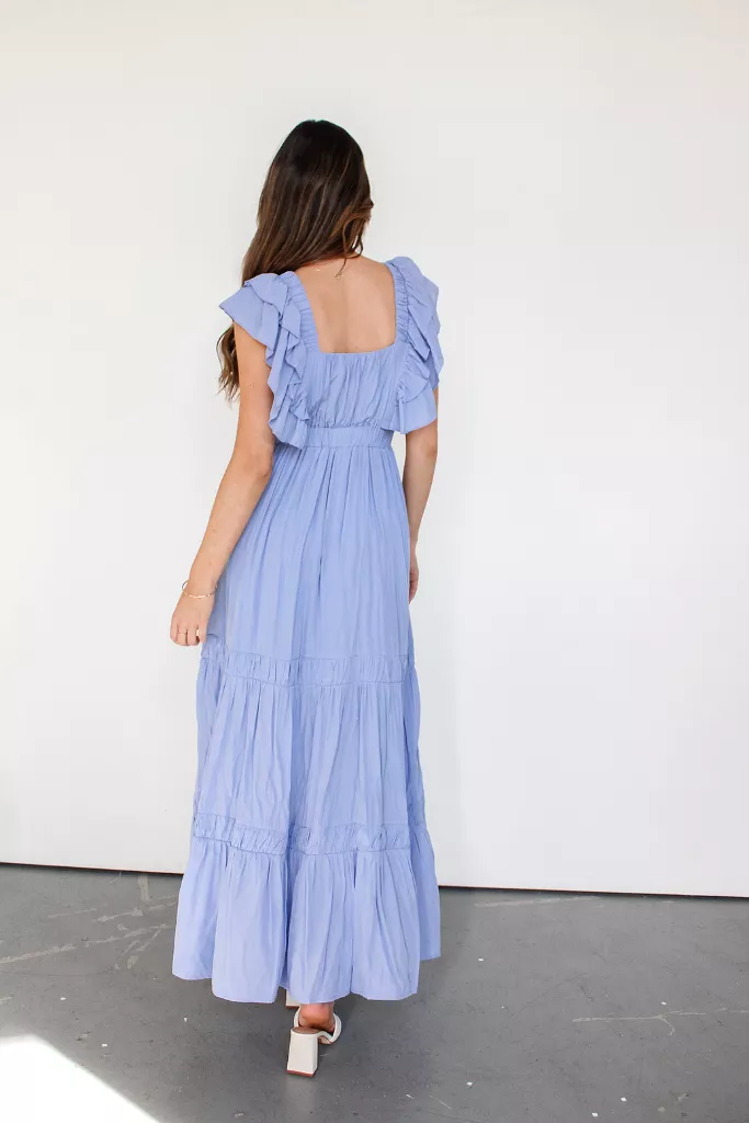 Adore Me Ruffle Maxi Dress