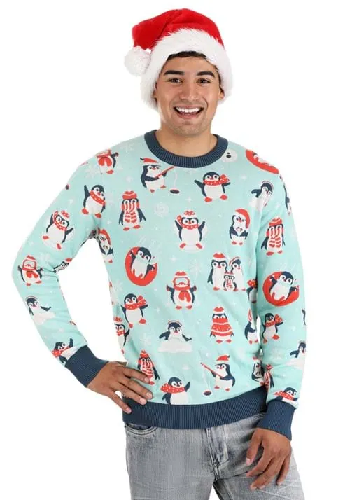 Adult Penguins Ugly Christmas Sweater