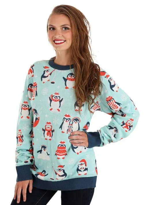 Adult Penguins Ugly Christmas Sweater