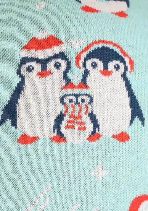 Adult Penguins Ugly Christmas Sweater