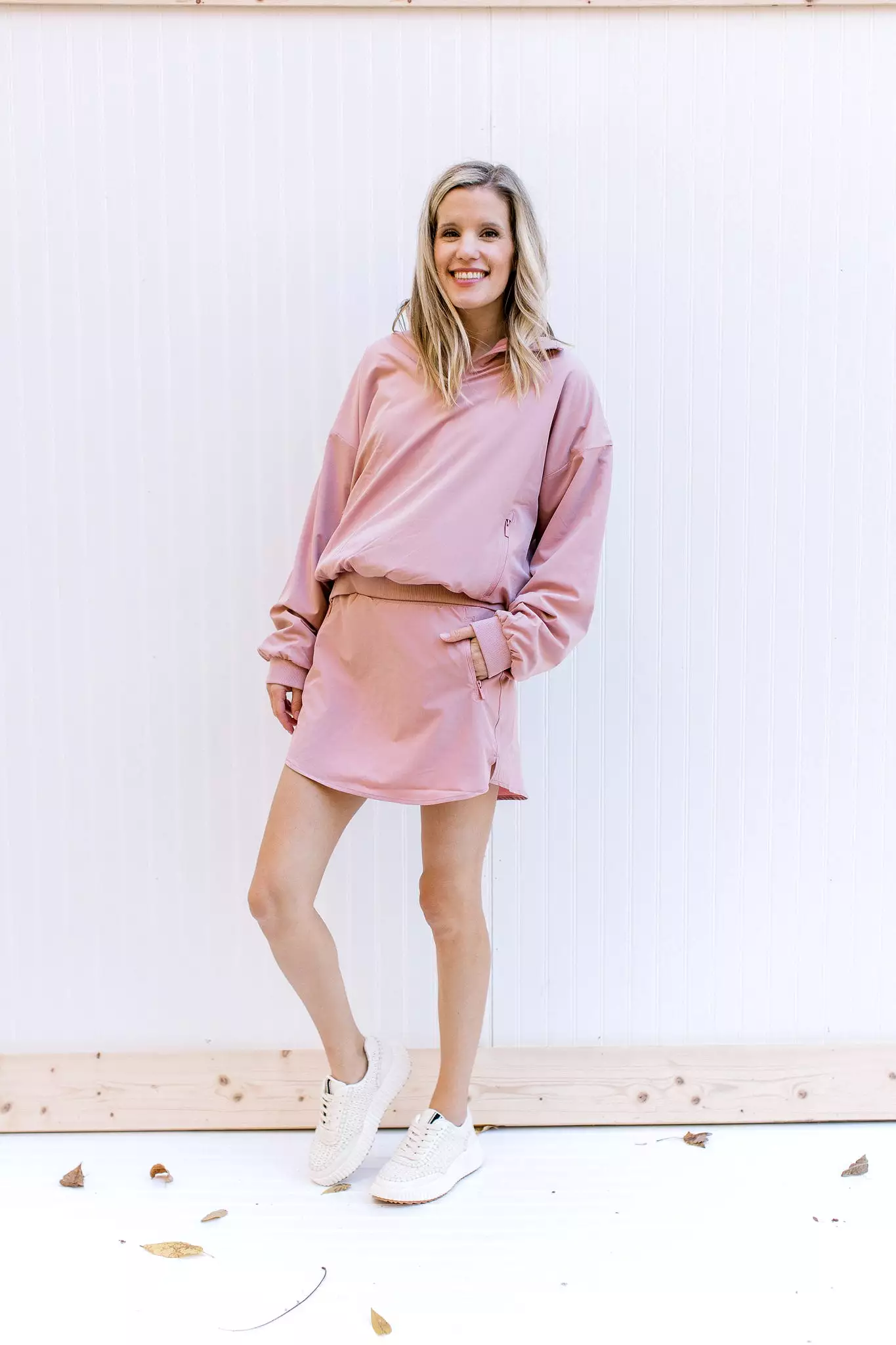 Athleisure Dusty Pink Skort