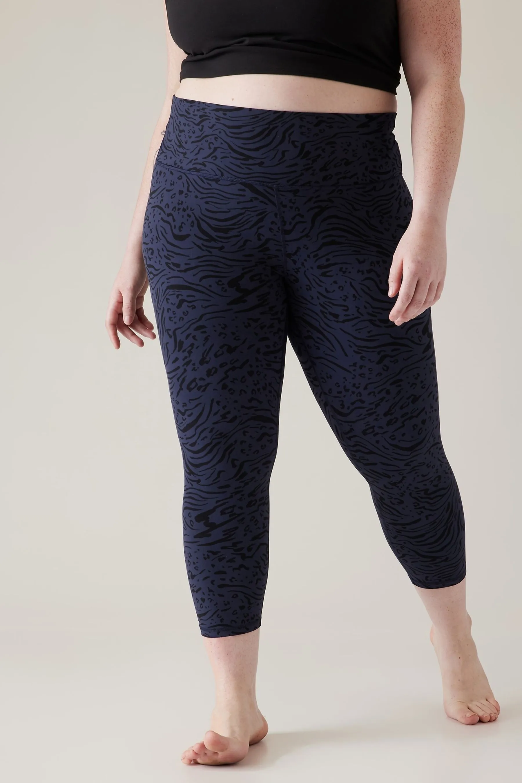 Athleta Blue Transcend 7/8 Leggings