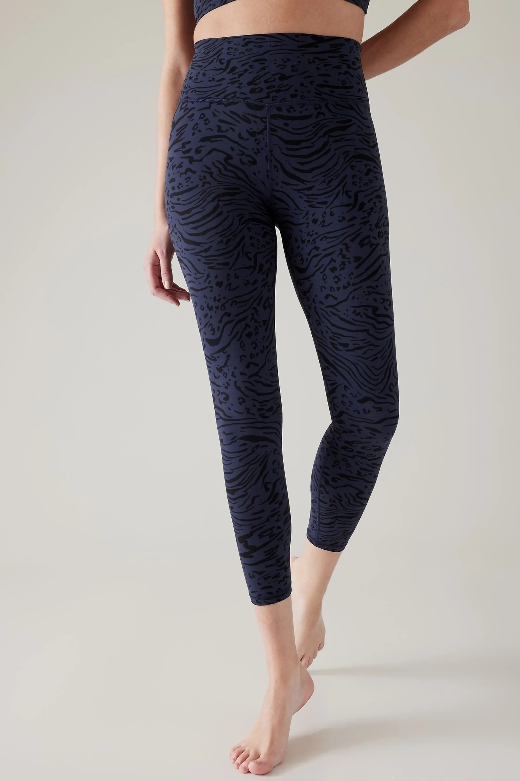 Athleta Blue Transcend 7/8 Leggings