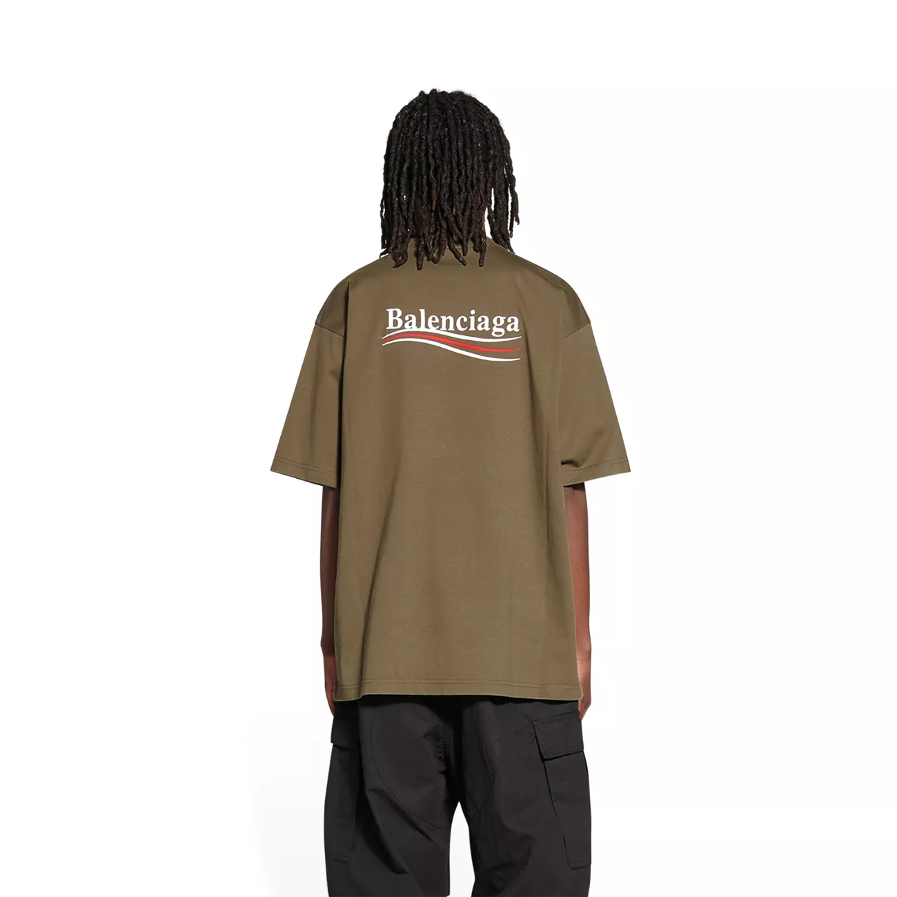 Balenciaga Political Campaign Large Fit Men's T-Shirt