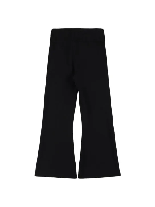 Balmain   Cotton jersey flared leggings 