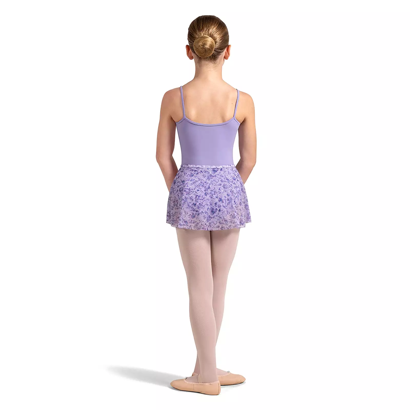 Bloch Child's Pull-On Mesh Floral Skirt