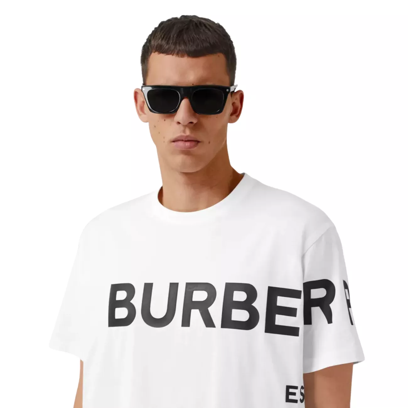 Burberry Horseferry Print Cotton Oversized Men's T-Shirt