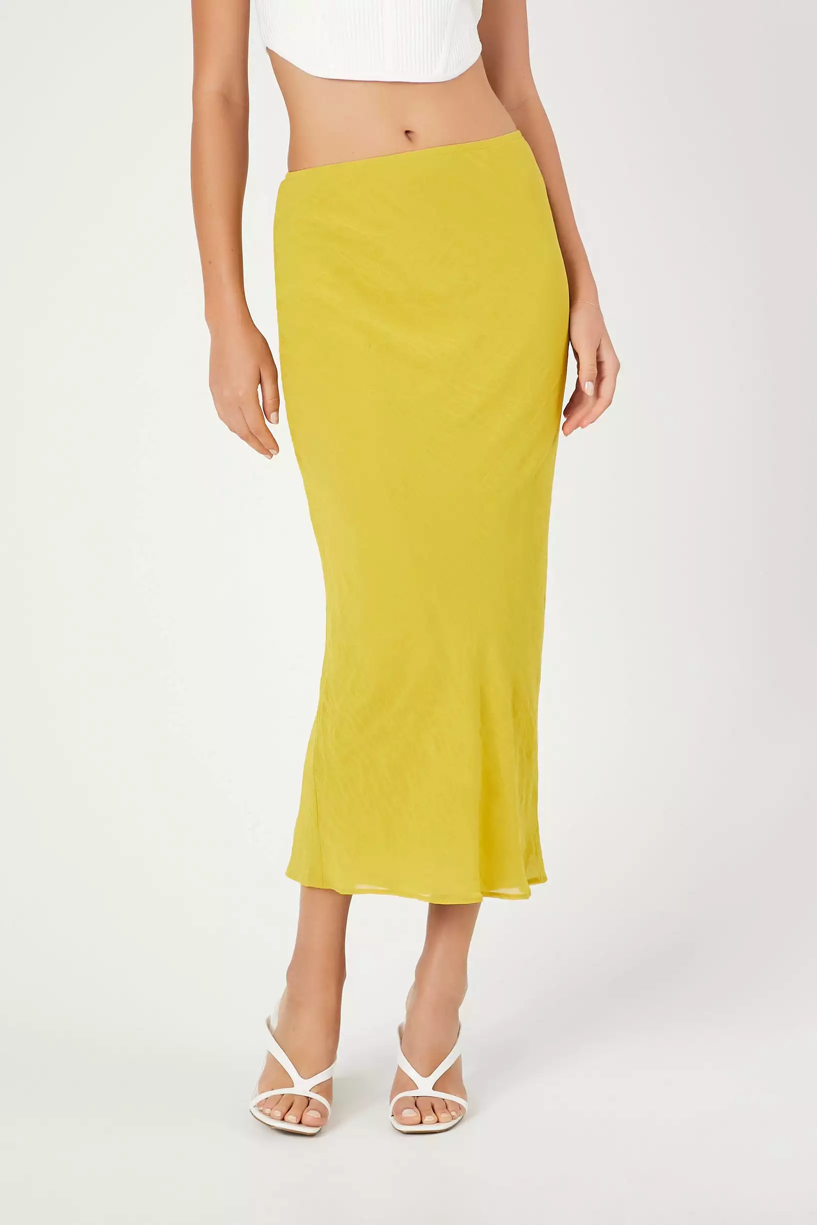 Chiffon Midi Skirt