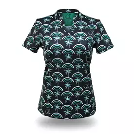 Cocobows Manoa - OGA Ladies Polo -  Black Mint