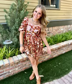 Colby Puff Sleeve Mini Dress