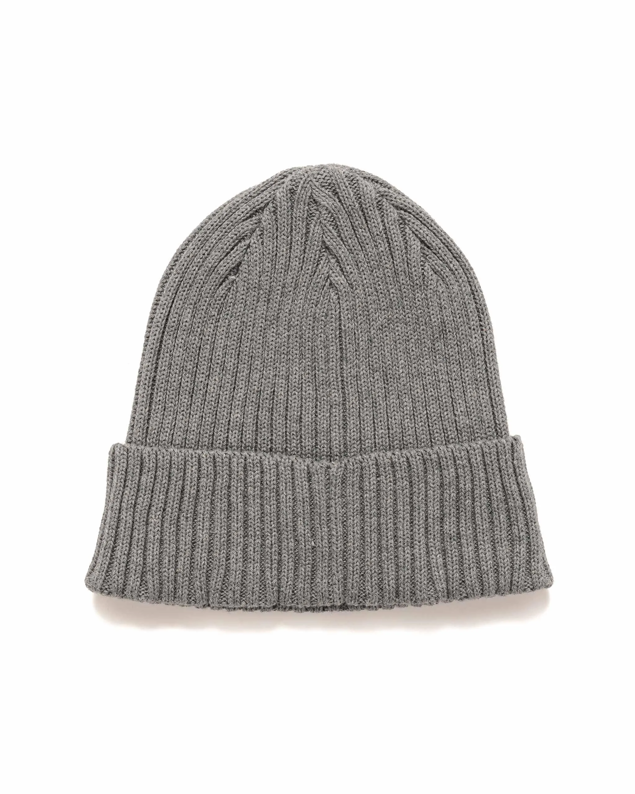 Cotton RIB Beanie Grey