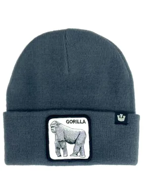 CUFFIA BEANIE GRIGIA GORILLA