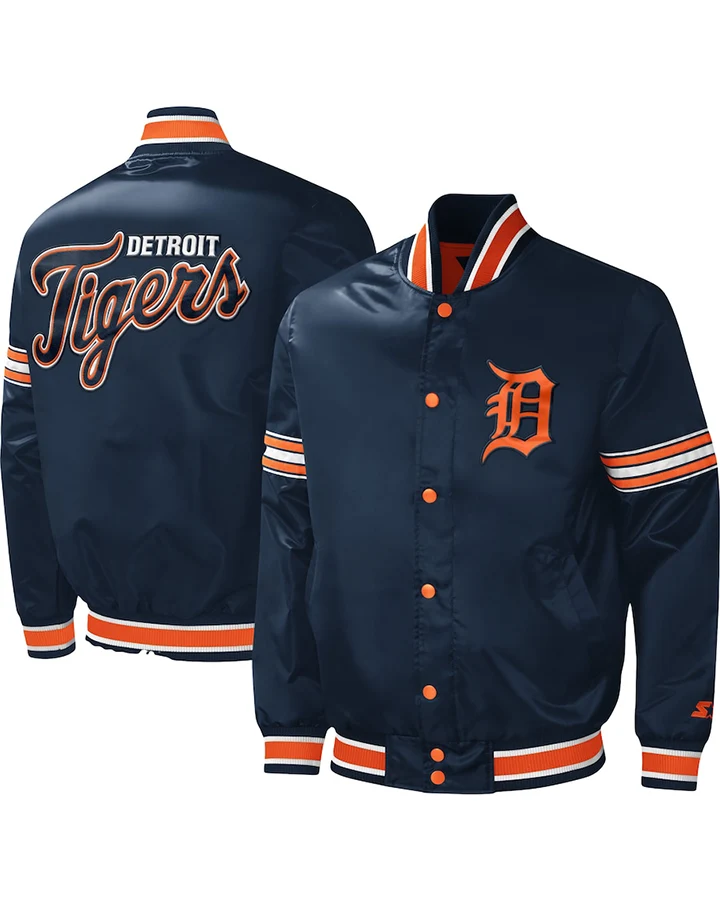 Detroit Tigers Varsity Jacket - William Jacket