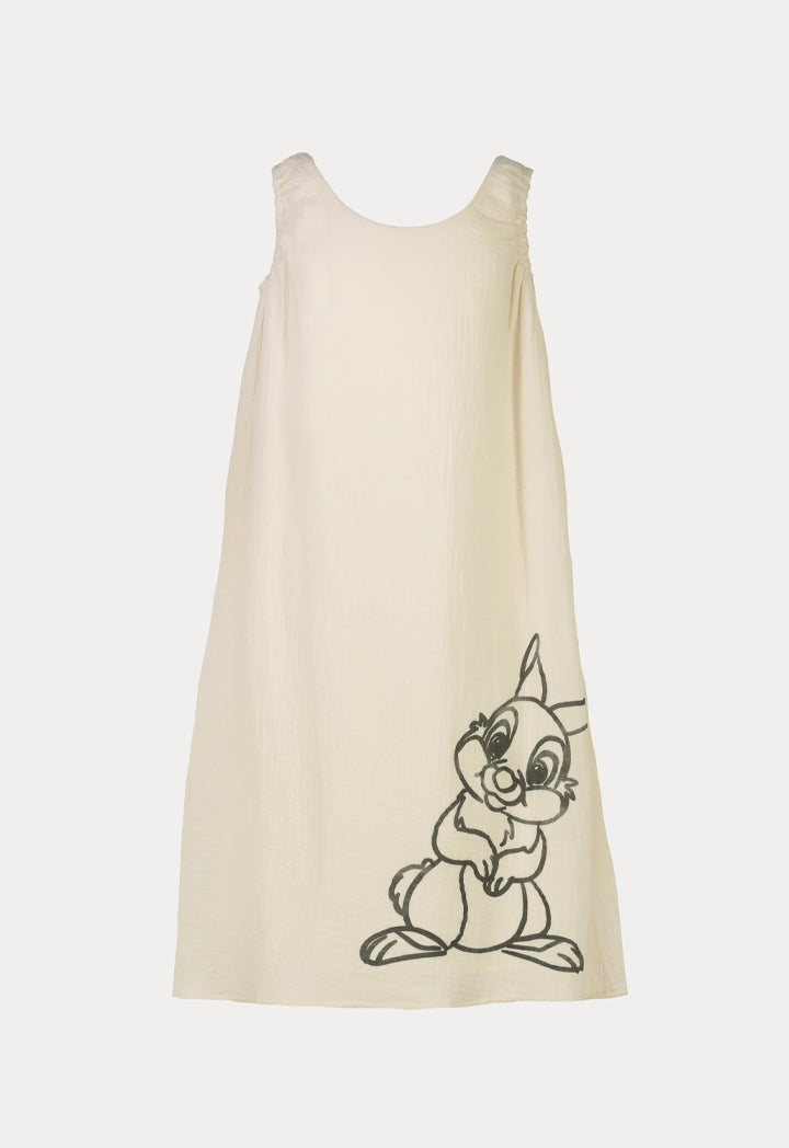 Disney Thumper Printed Viscose Dress