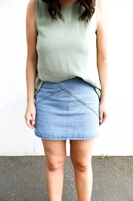 Eva Denim Skirt