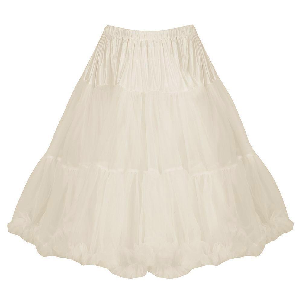 EXTRA VOLUME Ivory Net Vintage Rockabilly 50s Petticoat Skirt