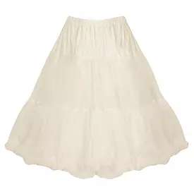 EXTRA VOLUME Ivory Net Vintage Rockabilly 50s Petticoat Skirt