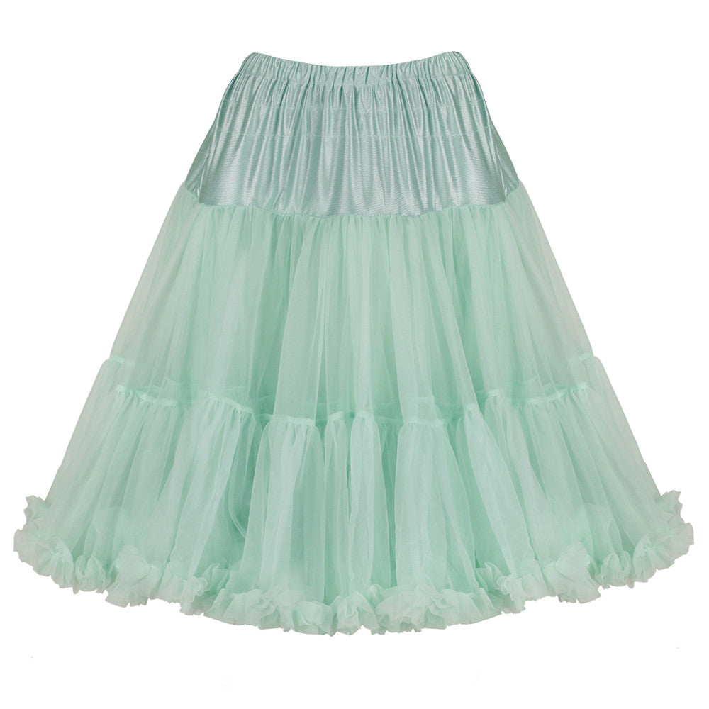 EXTRA VOLUME Mint Green Net Vintage Rockabilly 50s Petticoat Skirt