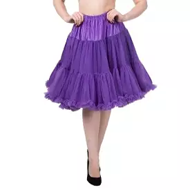 EXTRA VOLUME Purple Net Vintage Rockabilly 50s Petticoat Skirt