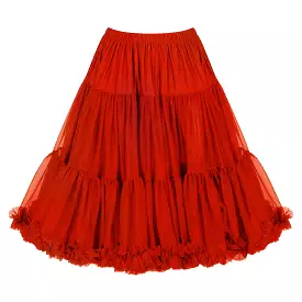 EXTRA VOLUME Red Net Vintage Rockabilly 50s Petticoat Skirt