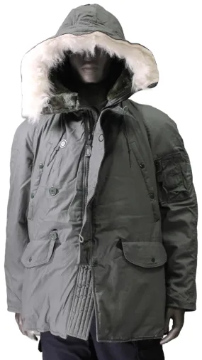 GENUINE USAF N3B CANVAS PARKA