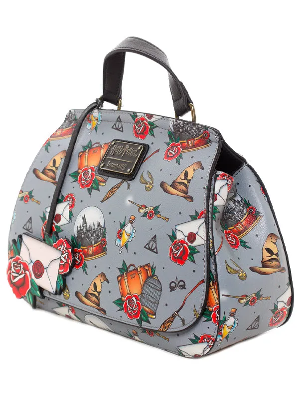 Harry Potter: Relics Tattoo Print Crossbody Bag