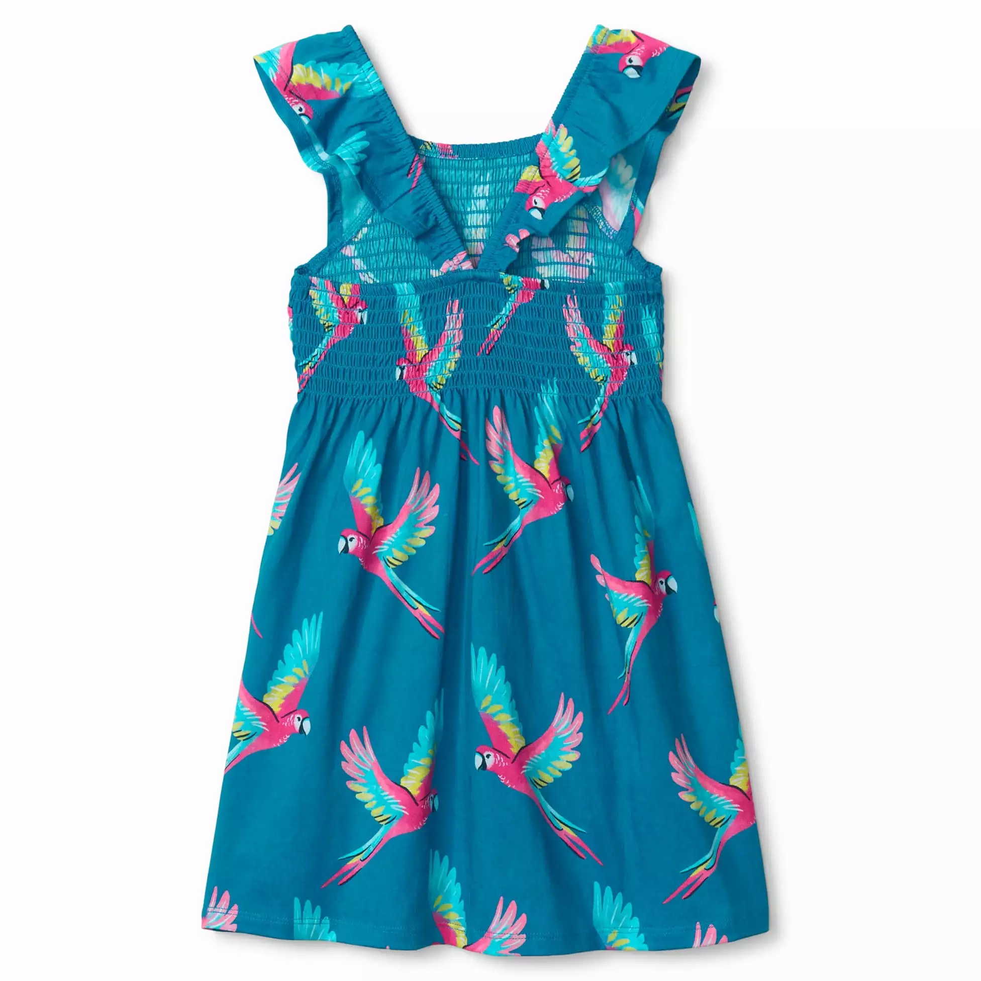 Hatley Tropical Parrots Smocked Dress