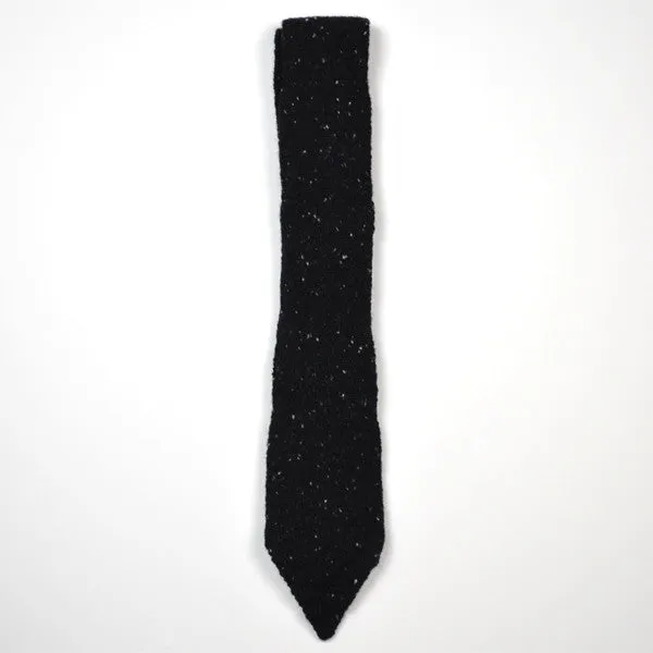 Hikaru Noguchi – Soft Tweedie Tie – Black