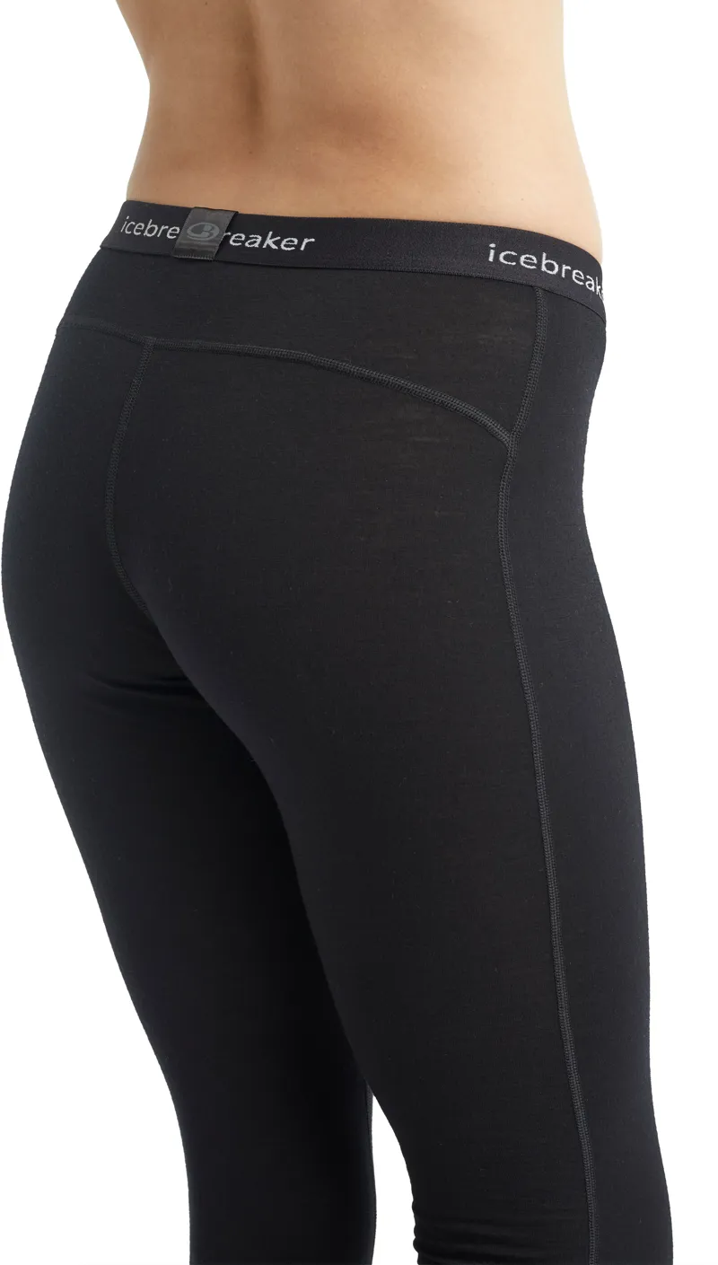 Icebreaker Womens 200 Oasis Leggings - Black