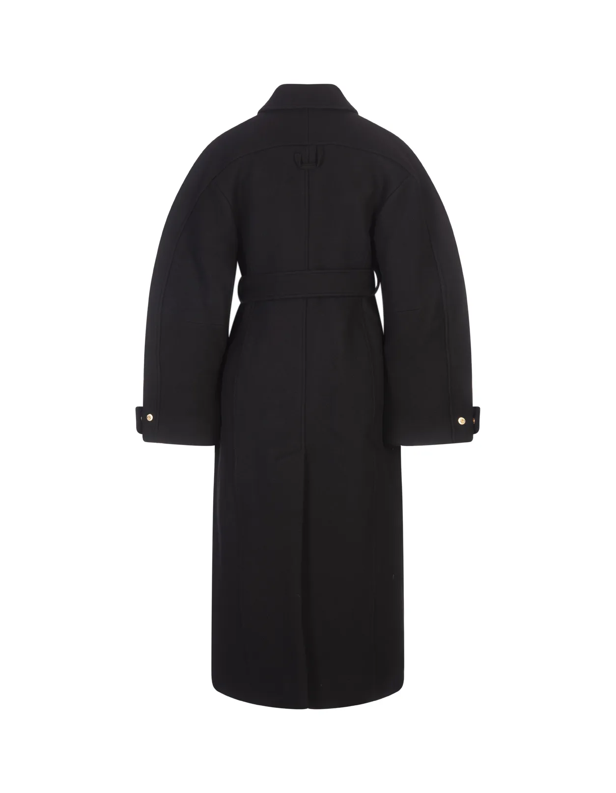 JACQUEMUS Black Bari Coat