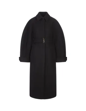 JACQUEMUS Black Bari Coat