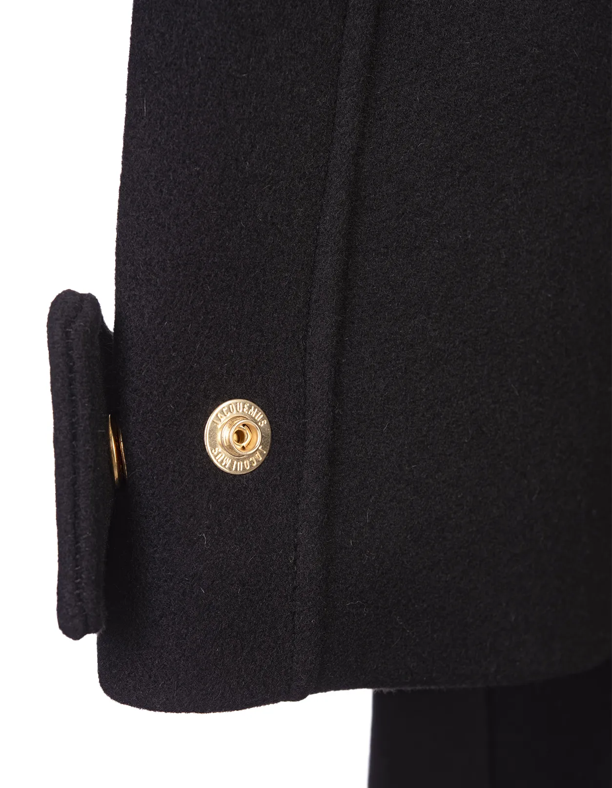 JACQUEMUS Black Bari Coat