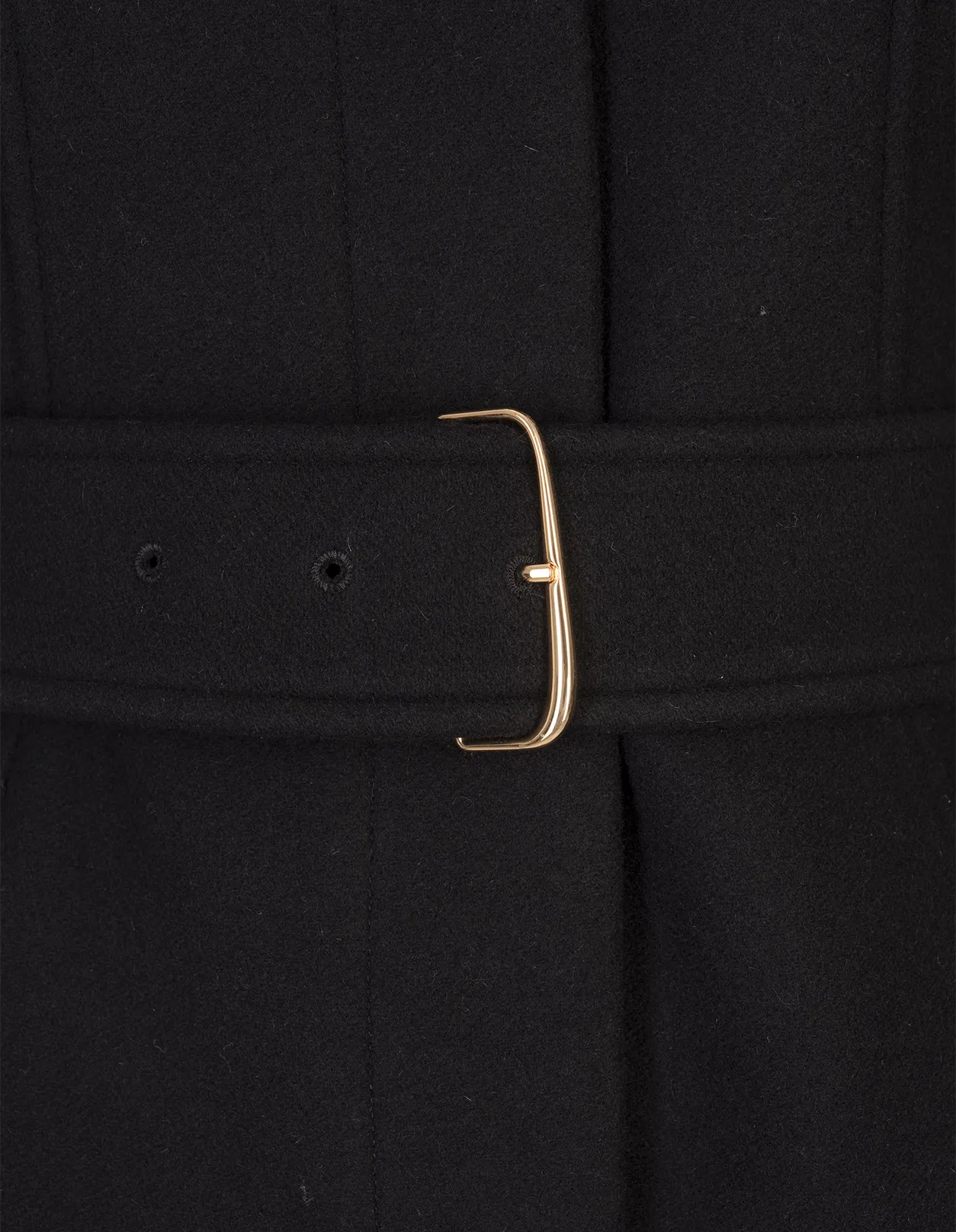 JACQUEMUS Black Bari Coat