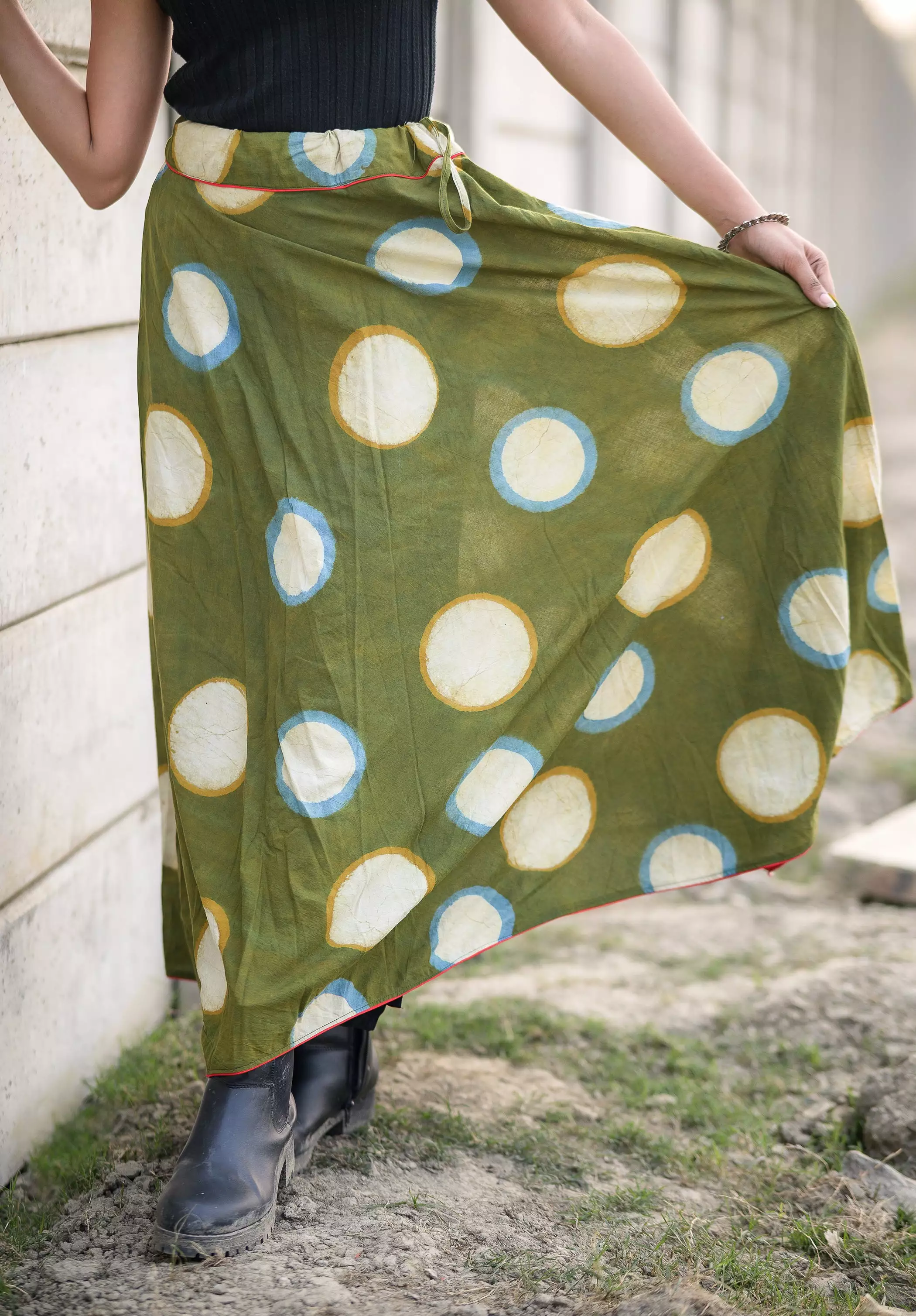 Kaisori Dabu Play of circles skirt