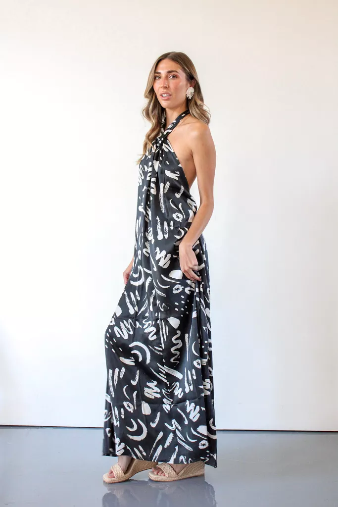 Leigh Halter Maxi Dress