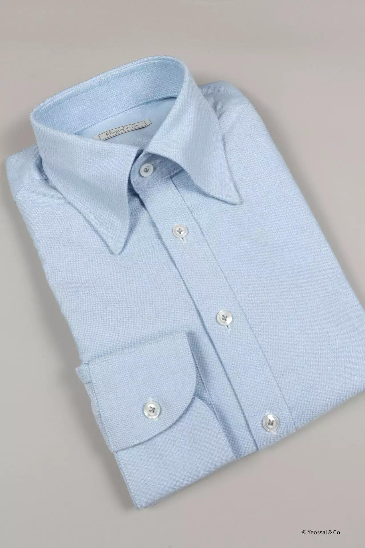 Light Blue Oxford Cotton Shirt MGC1003