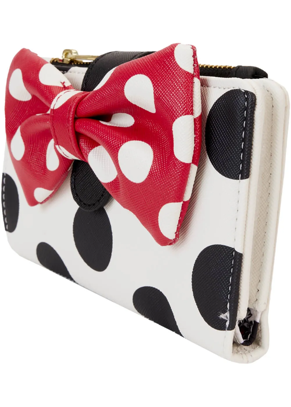 Loungefly Disney Minnie Rocks the Dots Classic Wallet White