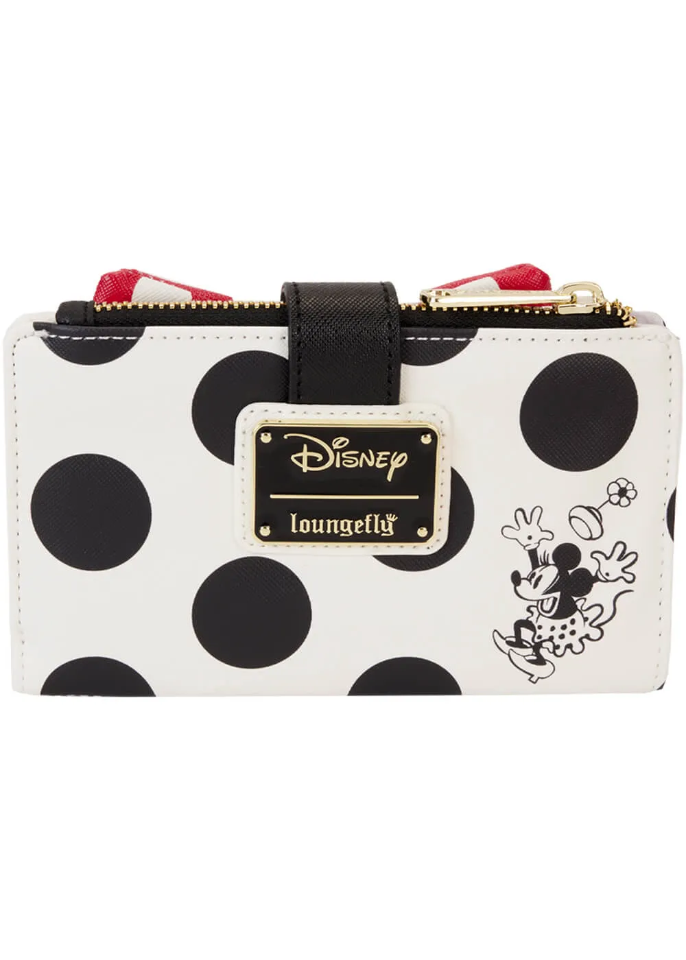 Loungefly Disney Minnie Rocks the Dots Classic Wallet White