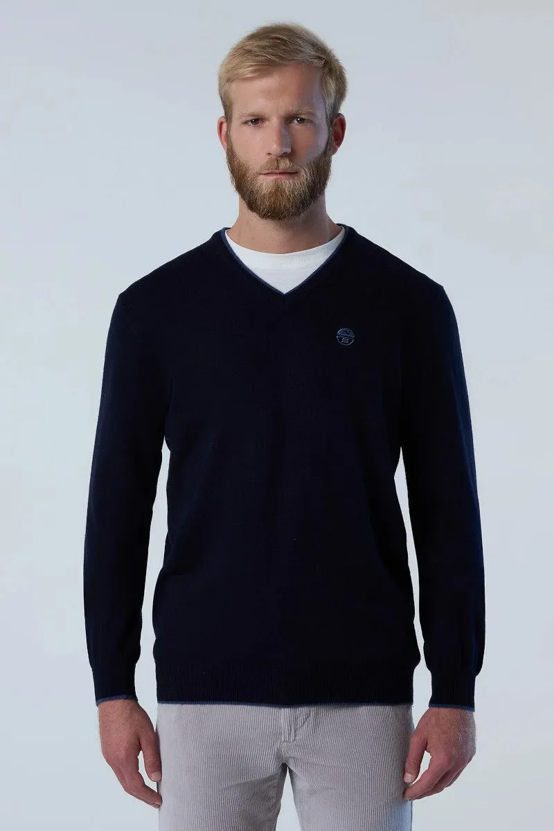 MAGLIONE IN CASHMERE UOMO Blu