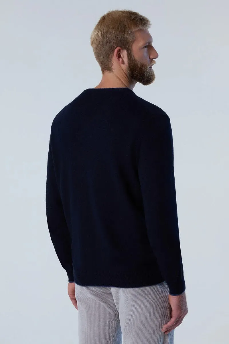 MAGLIONE IN CASHMERE UOMO Blu