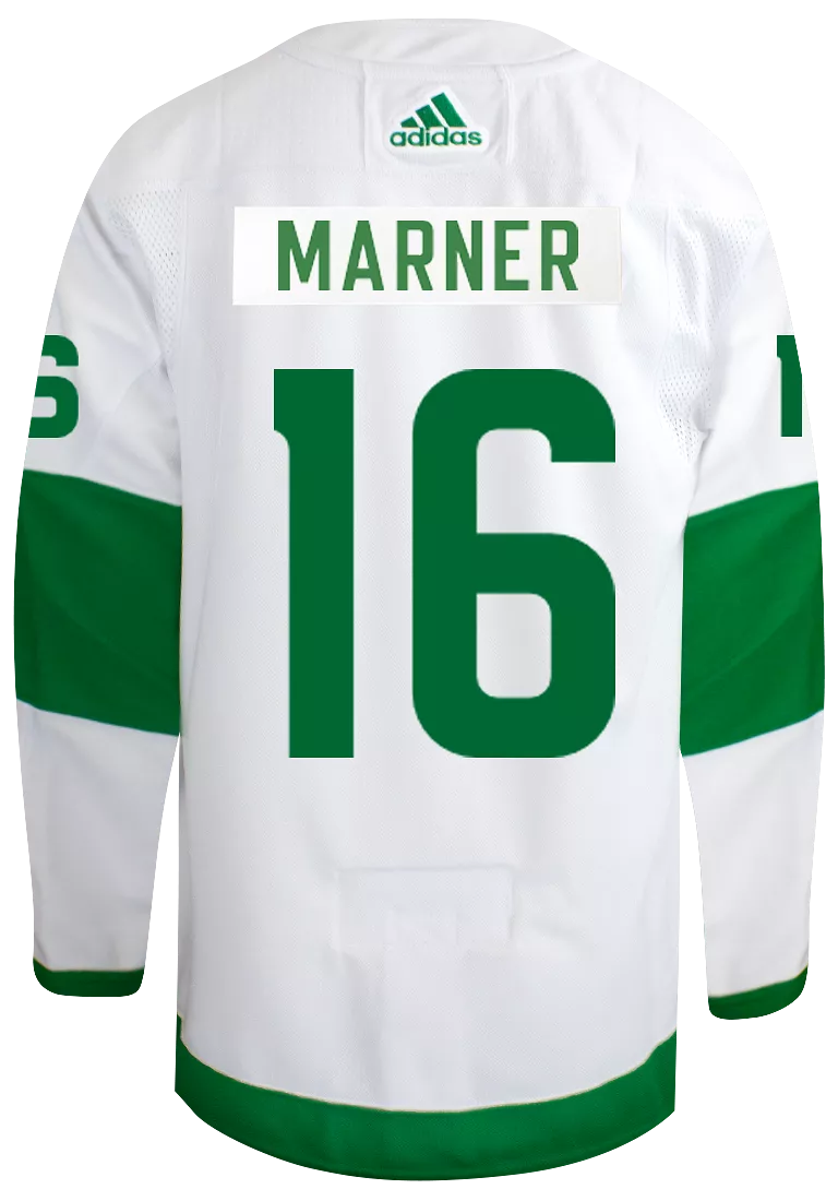 Maple Leafs Adidas Men's Authentic 2024 St Pats Jersey - MARNER