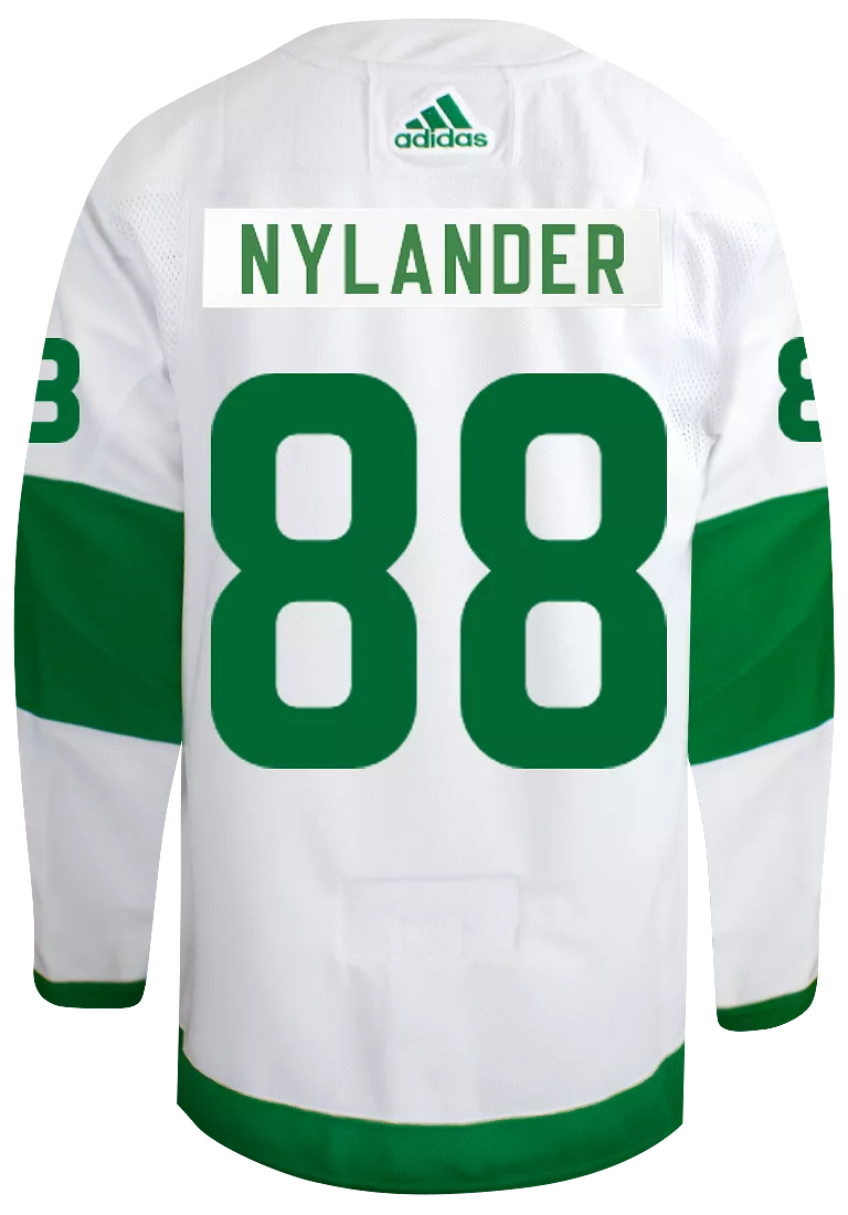 Maple Leafs Adidas Men's Authentic 2024 St Pats Jersey - NYLANDER