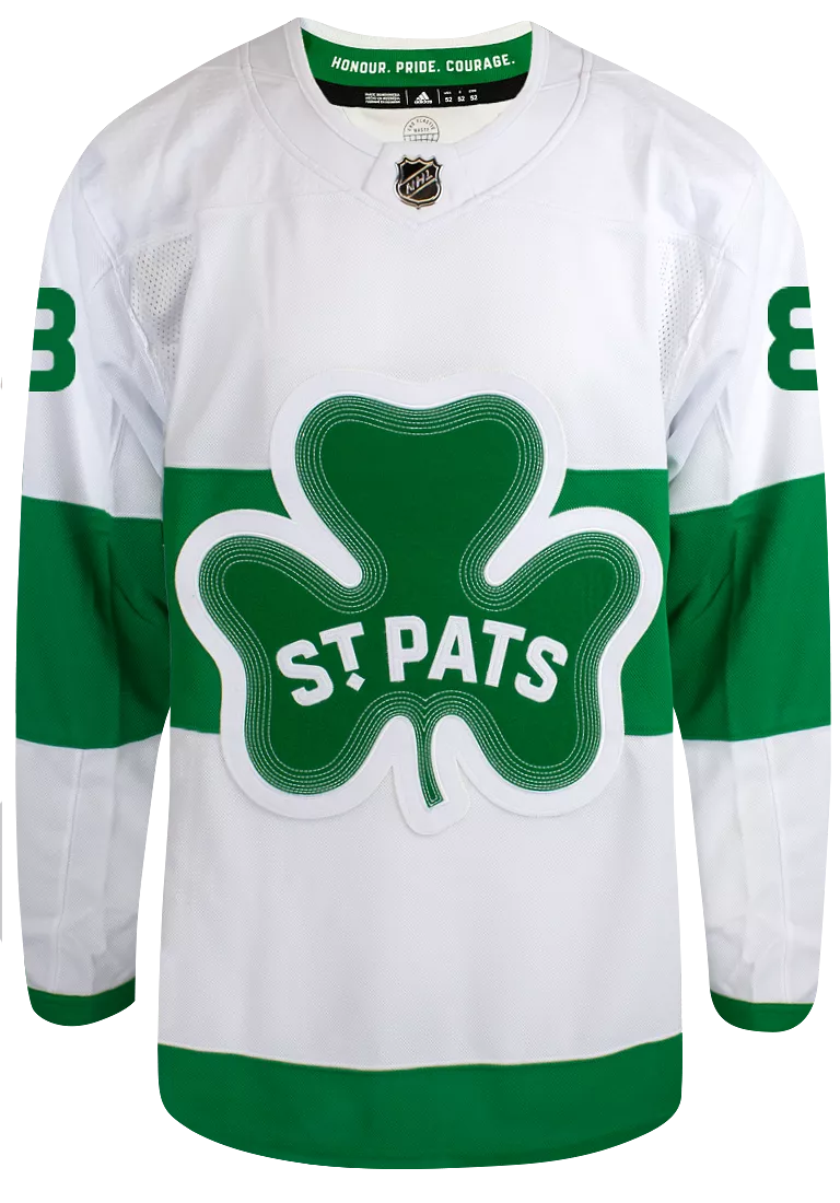 Maple Leafs Adidas Men's Authentic 2024 St Pats Jersey - NYLANDER