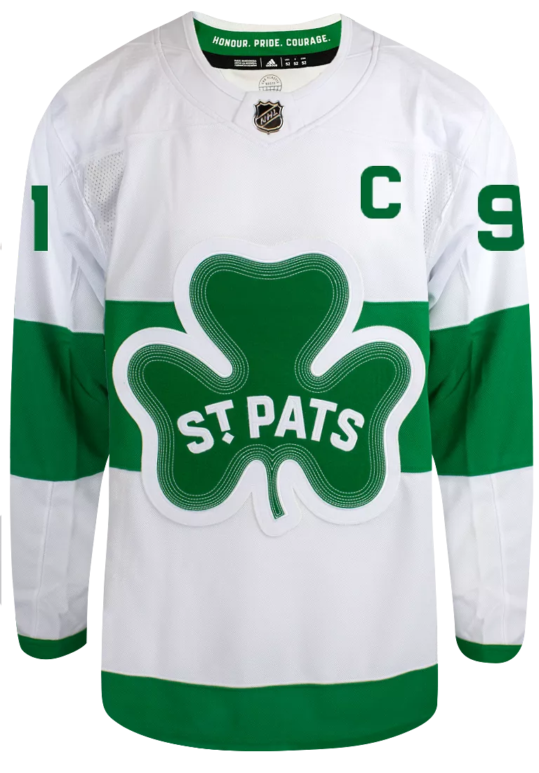 Maple Leafs Adidas Men's Authentic 2024 St Pats Jersey - TAVARES