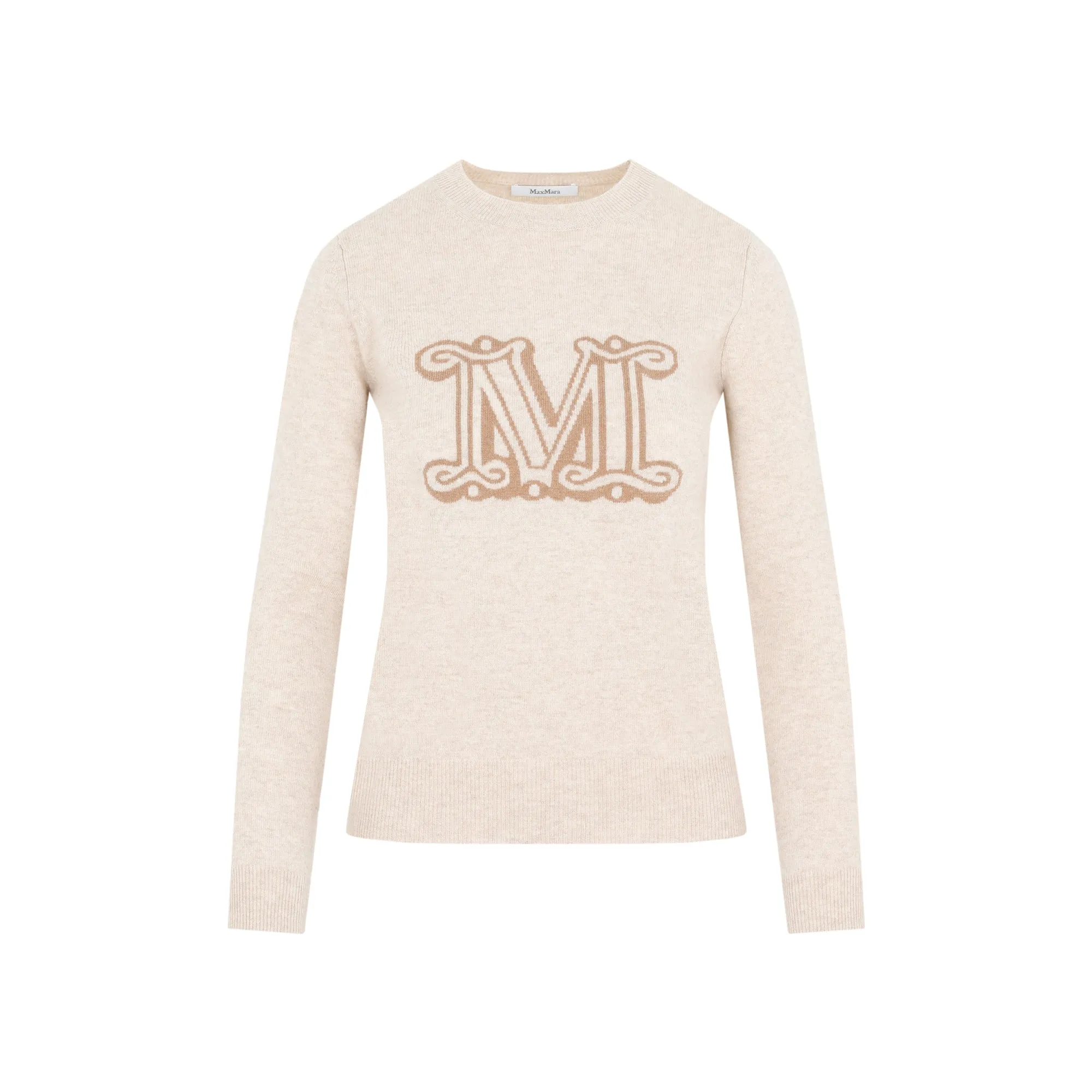 Max Mara Logo Detailed Long-Sleeved Jumper