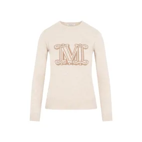 Max Mara Logo Detailed Long-Sleeved Jumper